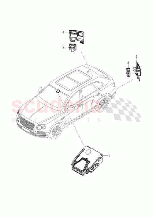 Part Diagram for Bentley 4M0 907 590 D