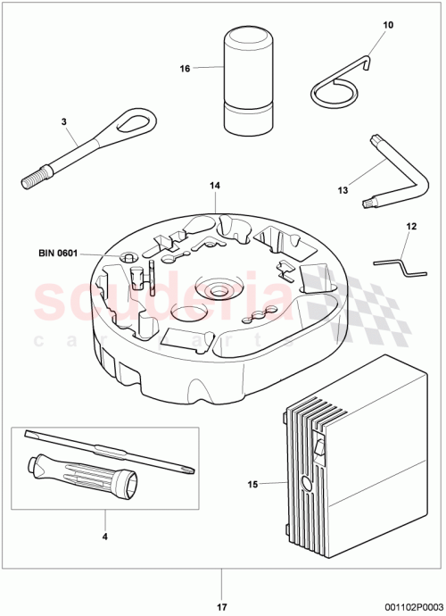 Part Diagram for Bentley 3W8 012 021 A