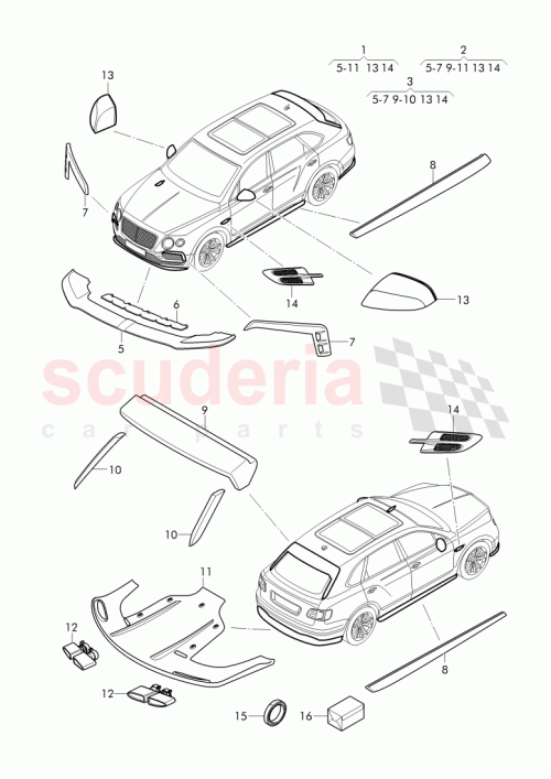 Part Diagram for Bentley JNV 071 600 H