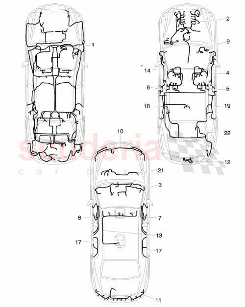 Part Diagram for Bentley 3W2971051AC