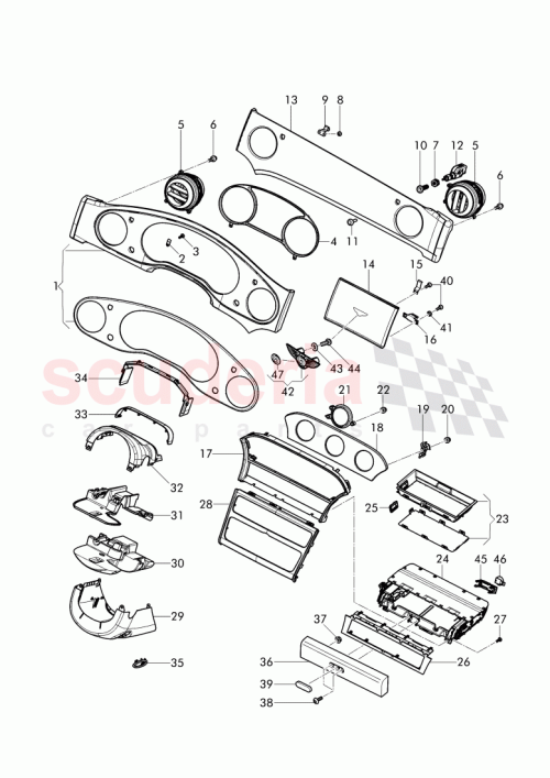 Part Diagram for Bentley 3Y0 858 475 E