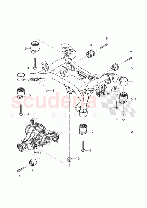Part Diagram for Bentley 4M0505235BT