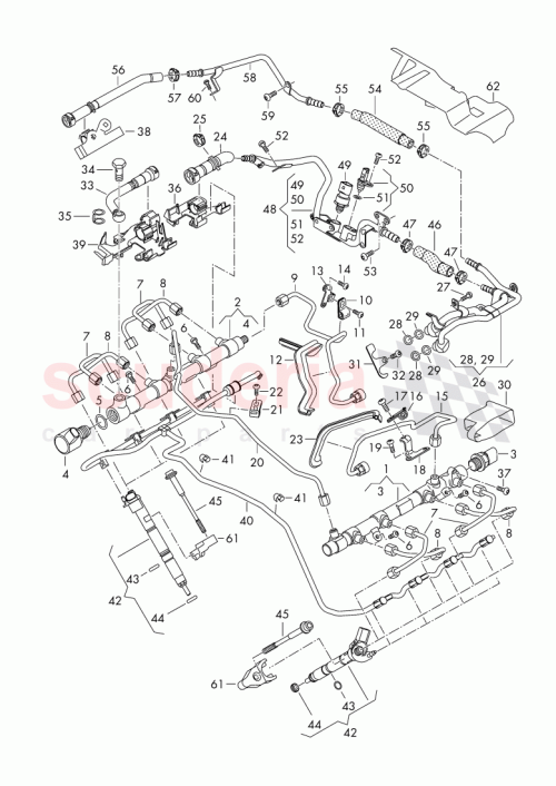 Part Diagram for Bentley 057 131 991 T