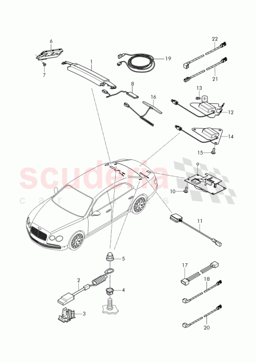 Part Diagram for Bentley 4W0 907 248