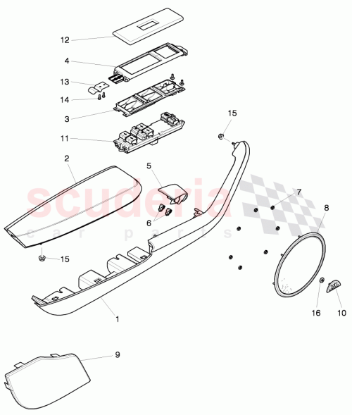Part Diagram for Bentley 3W3867461