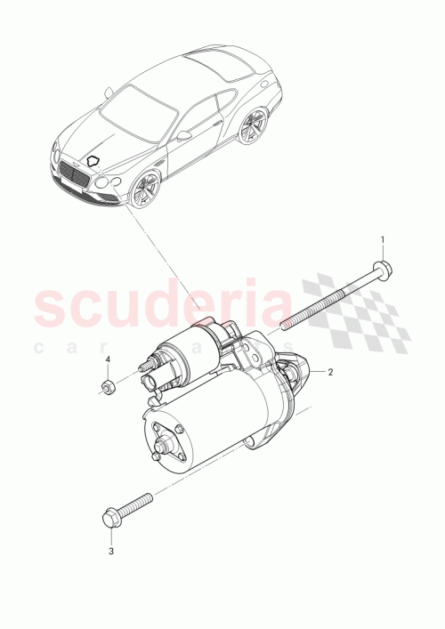 Part Diagram for Bentley 07C911023F