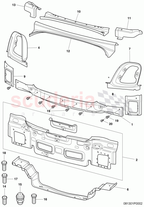 Part Diagram for Bentley N90898502