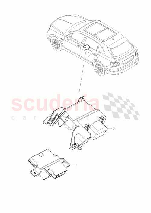 Part Diagram for Bentley 4M2 907 468 D