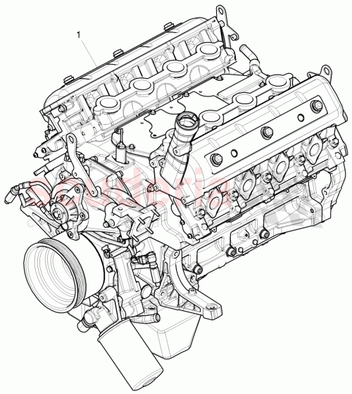 Part Diagram for Bentley 07V100011D
