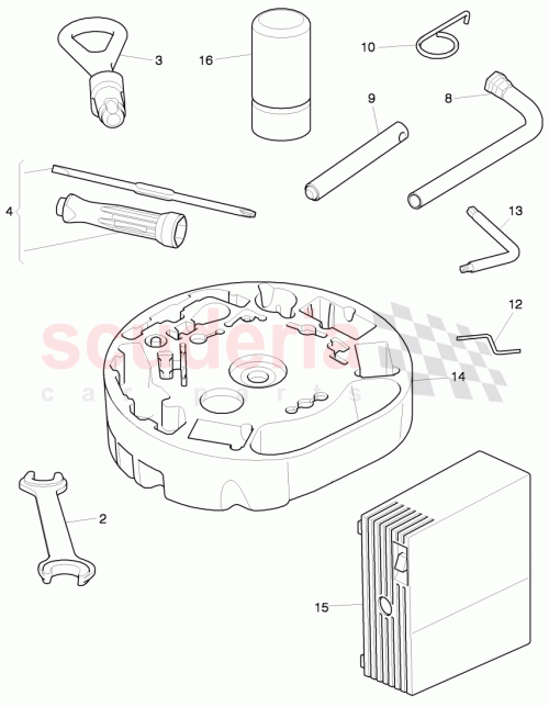 Part Diagram for Bentley 3W0 012 123 Q