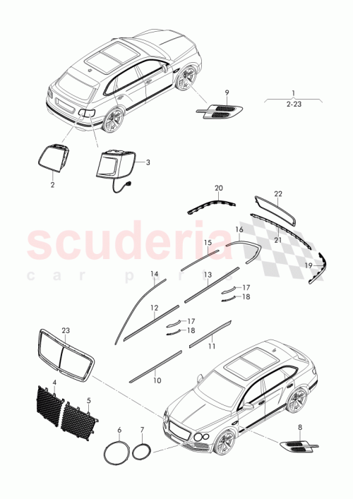 Part Diagram for Bentley 36A 837 381