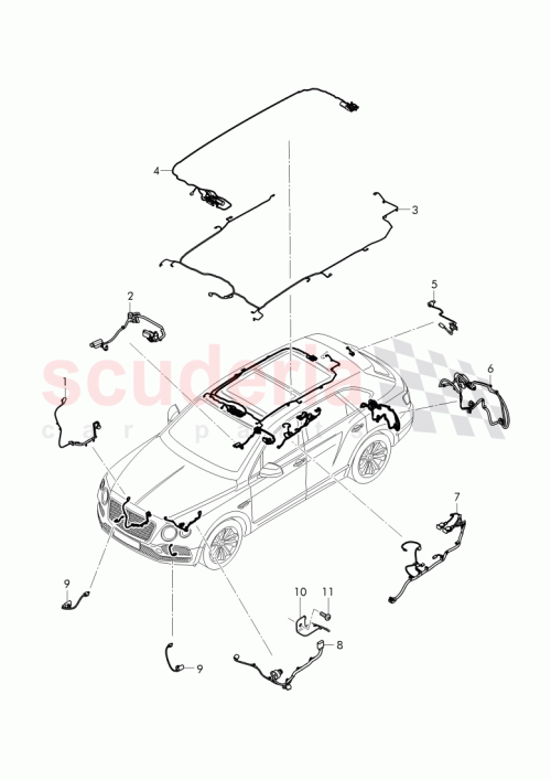Part Diagram for Bentley 36A 970 068 C