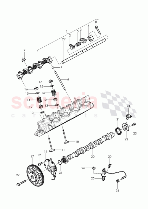 Part Diagram for Bentley 07V103245