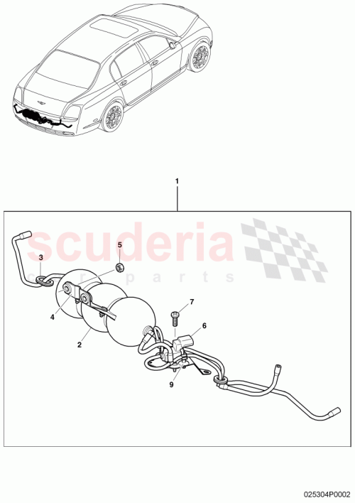 Part Diagram for Bentley 443131541