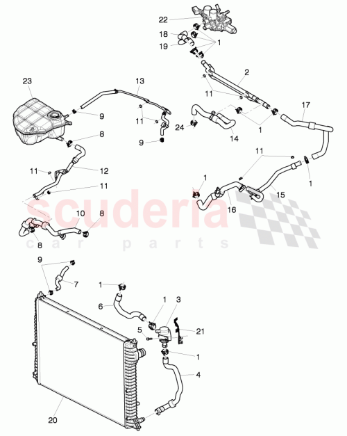Part Diagram for Bentley 3W0121065AQ