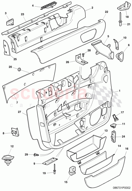 Part Diagram for Bentley 3W4867425A