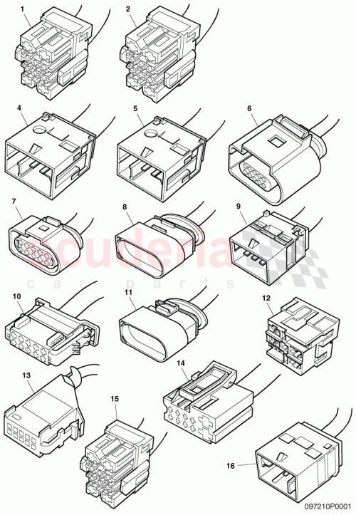 Part Diagram for Bentley 8L0972980