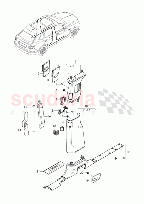 Part Diagram for Bentley 36A 867 243 C