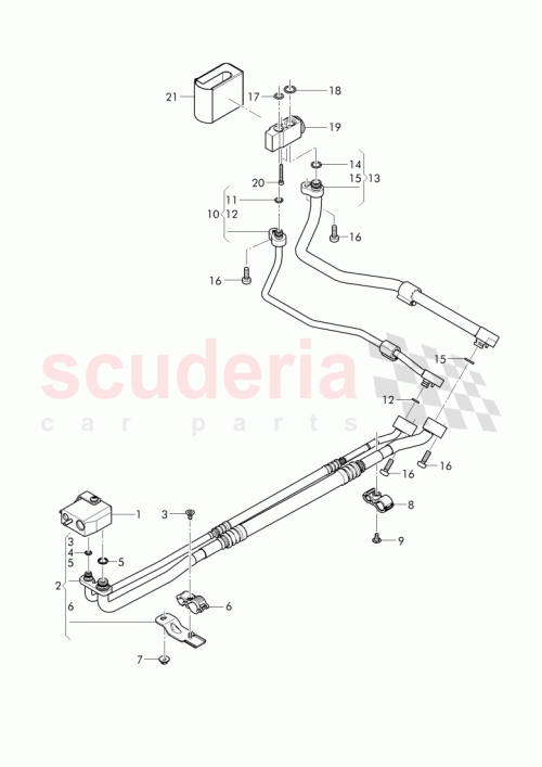 Part Diagram for Bentley 3Y0 260 127 B
