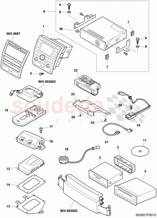 Part Diagram for Bentley 3W0 035 561