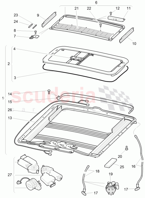 Part Diagram for Bentley 3D5877790
