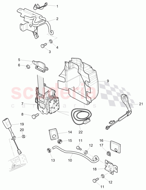 Part Diagram for Bentley 5M1 971 581