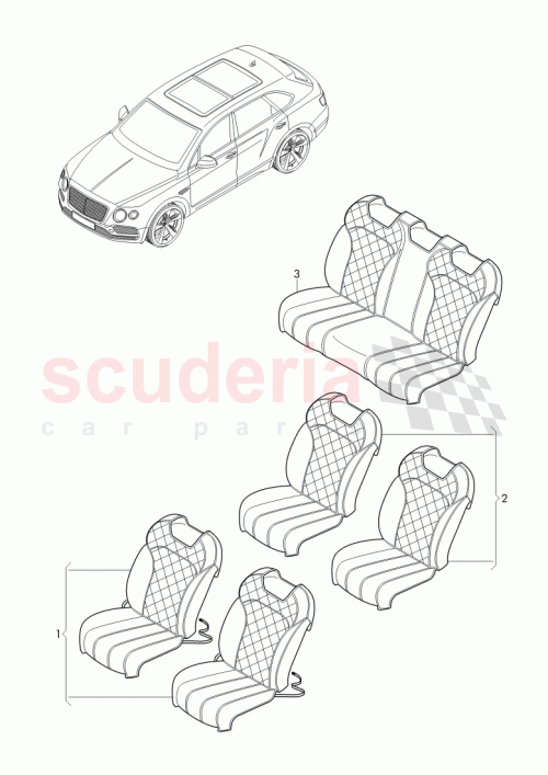 Part Diagram for Bentley 36A 861 152 A