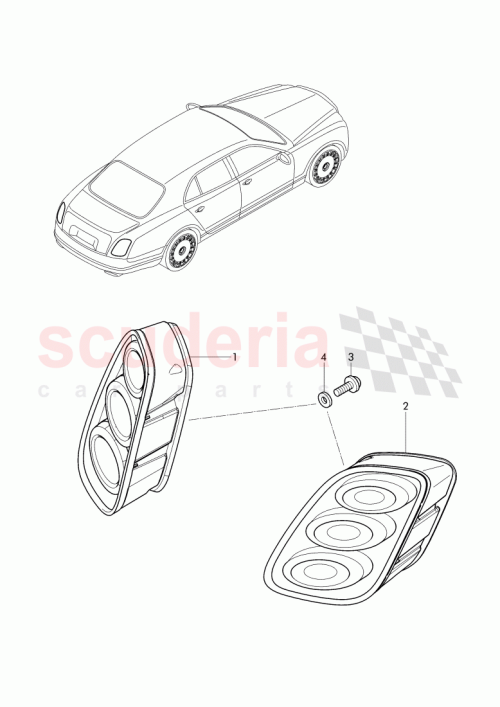 Part Diagram for Bentley 3Y0945096AK