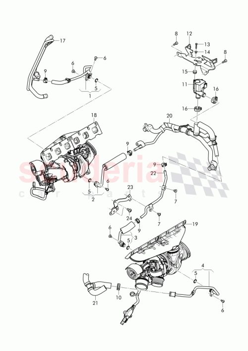 Part Diagram for Bentley 5Q0 965 561 B