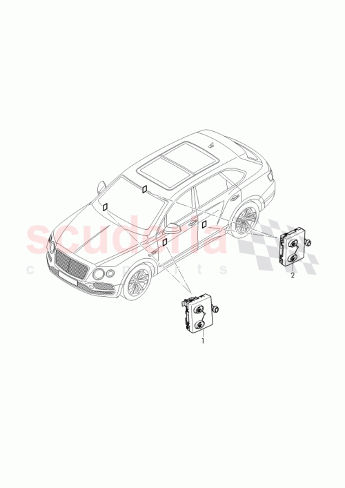 Part Diagram for Bentley 4M0 959 793 H