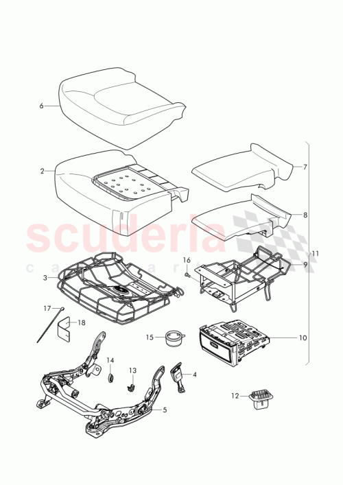 Part Diagram for Bentley 3Y5 885 405 K