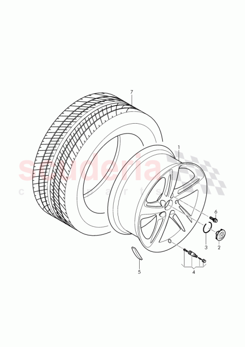 Part Diagram for Bentley 3Y0 601 025 AD