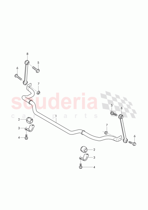 Part Diagram for Bentley 8K0411327B