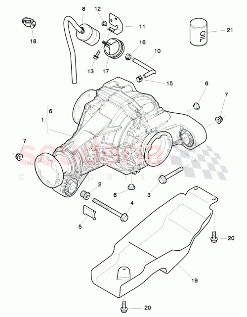 Part Diagram for Bentley 3Y0599337