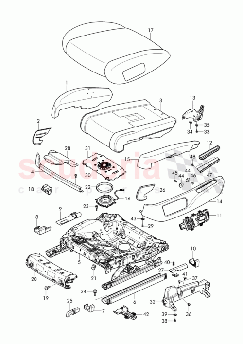 Part Diagram for Bentley 4W0 881 404 Q