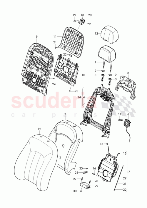 Part Diagram for Bentley 3Y5881152N