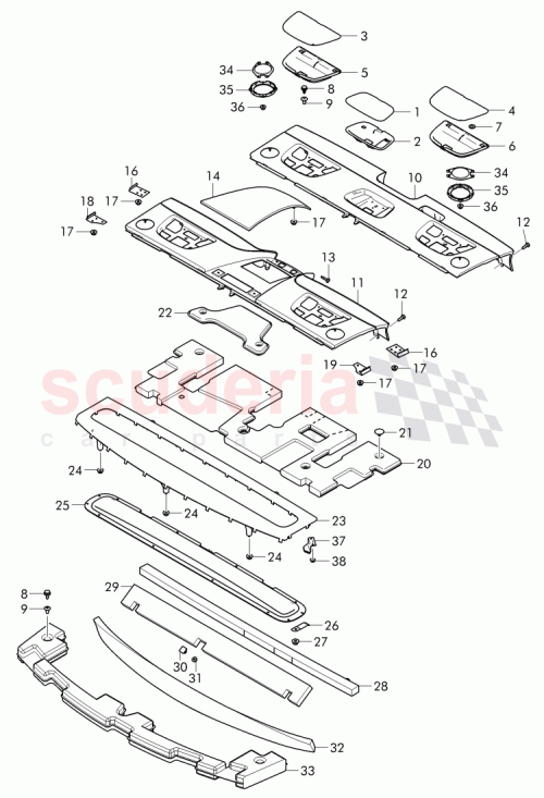 Part Diagram for Bentley 4W0 864 391
