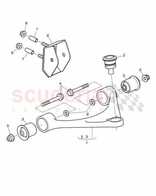 Part Diagram for Bentley 3Y0407041A