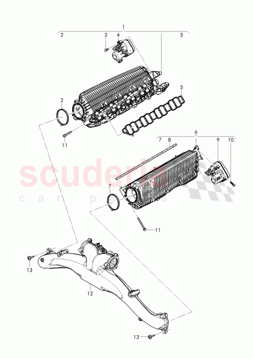 Part Diagram for Bentley 057 129 086 Q