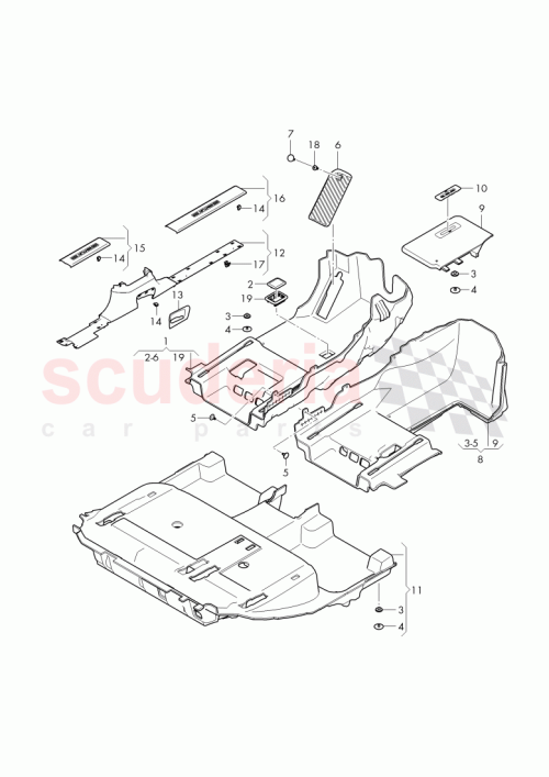 Part Diagram for Bentley 36A 853 373 F