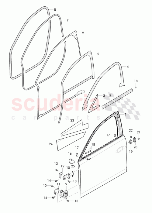 Part Diagram for Bentley 4W0 837 440 B