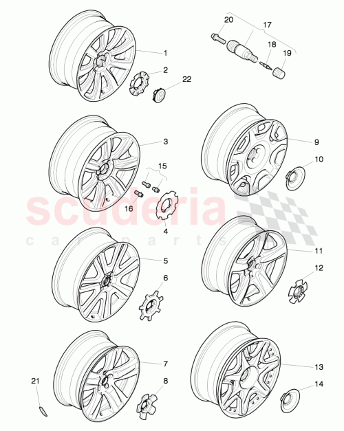 Part Diagram for Bentley 3W0601161CL