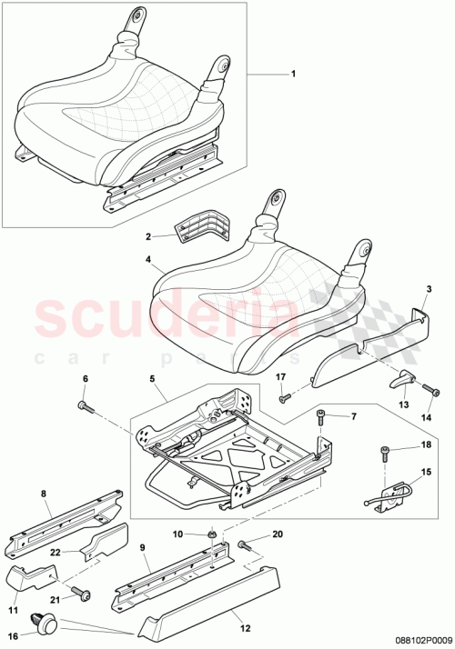 Part Diagram for Bentley 3W7881104
