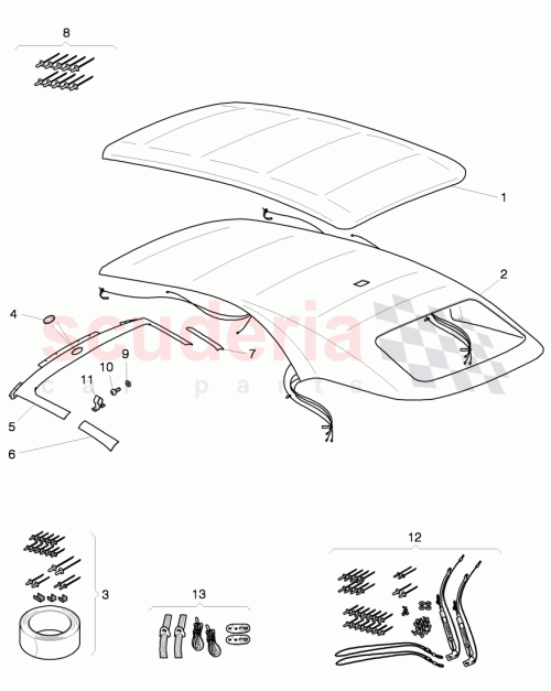 Part Diagram for Bentley 3W7871047A