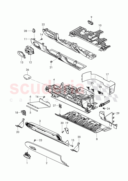 Part Diagram for Bentley 3Y0941531