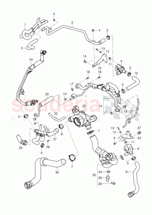 Part Diagram for Bentley 032121142