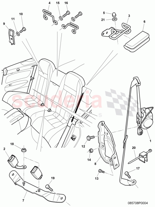 Part Diagram for Bentley 3W7887231