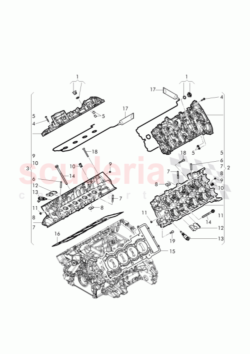 Part Diagram for Bentley 079 103 064 DE
