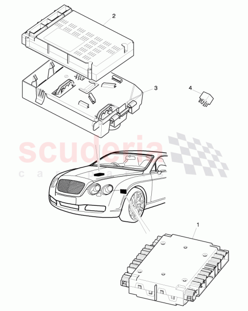 Part Diagram for Bentley 3D0903145D