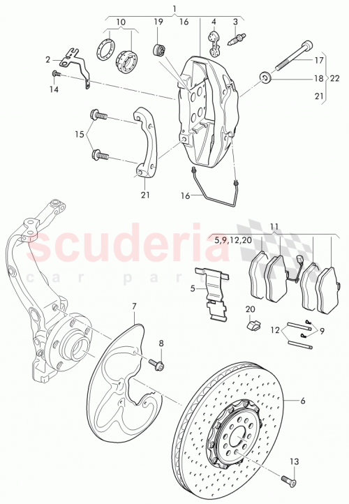 Part Diagram for Bentley 3W5615133A